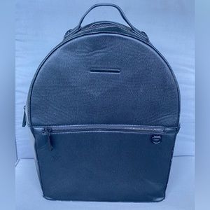 Aldo Black Faux Leather Backpack